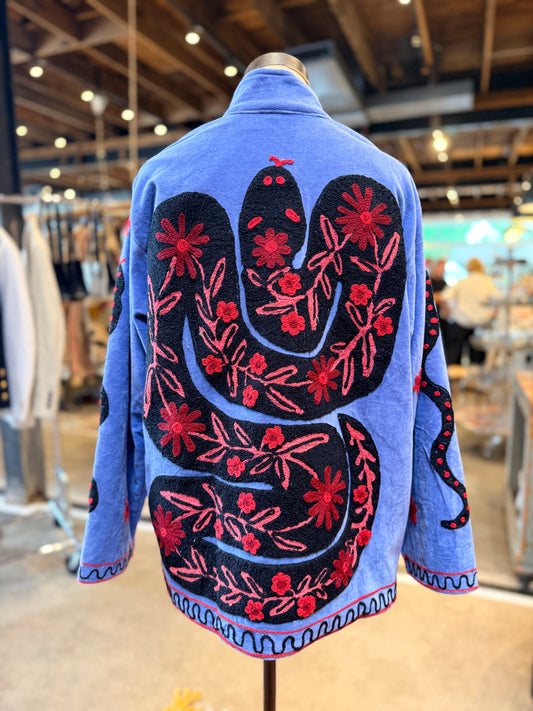 Chainstitch Snake Design